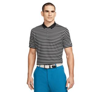 Nike Men's Dri-FIT Victory Striped Golf Polo - Black