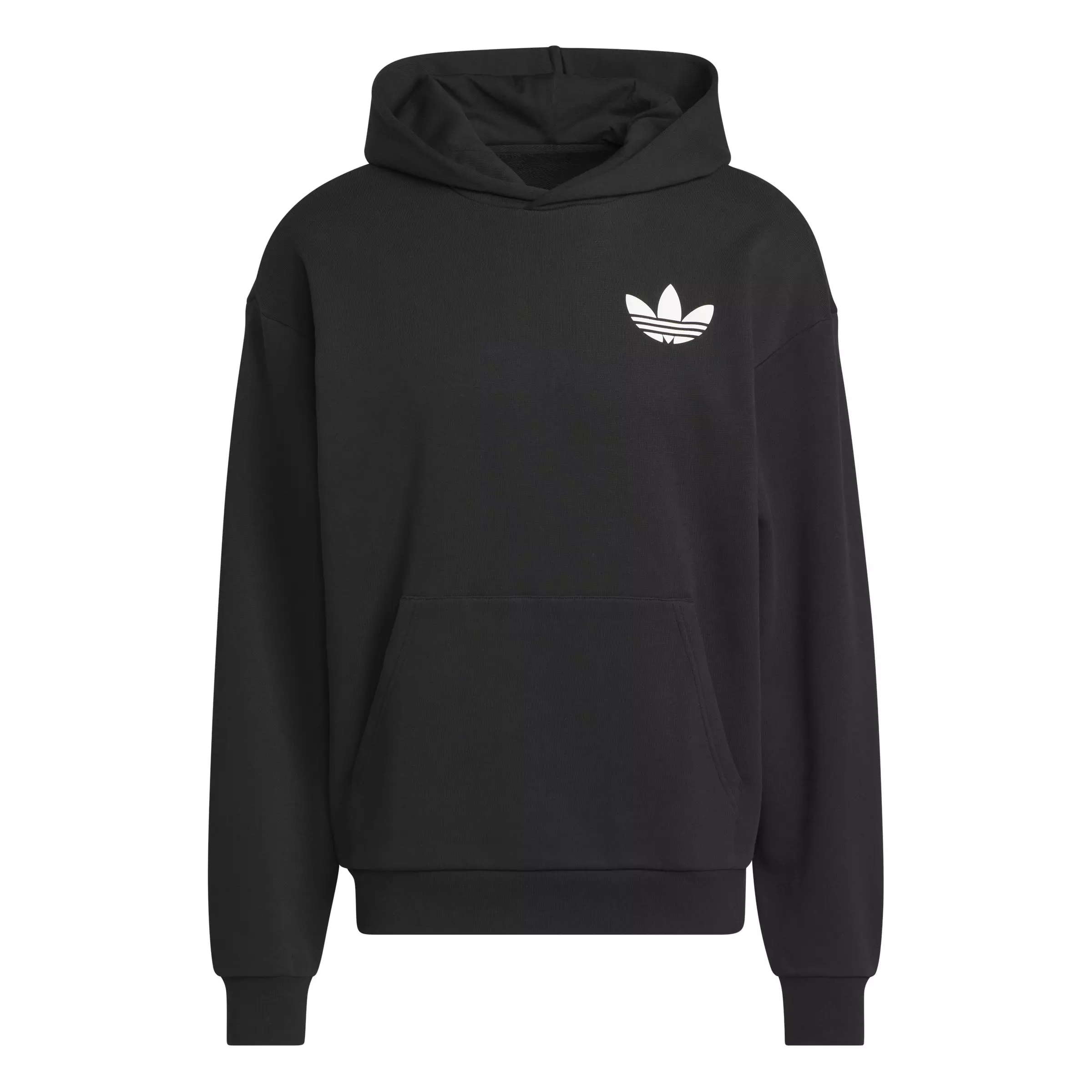 adidas Men's World Wide Hoops Hoodie - Black - BLACK