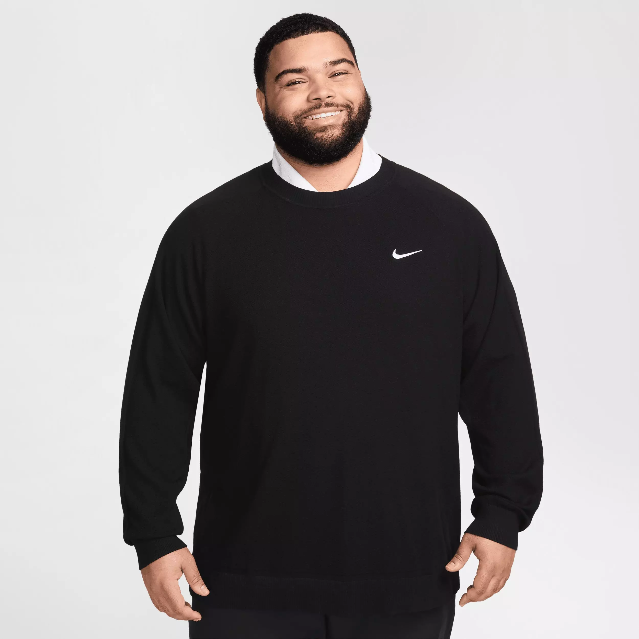 Nike Men's Tour Golf Sweater - BLACK