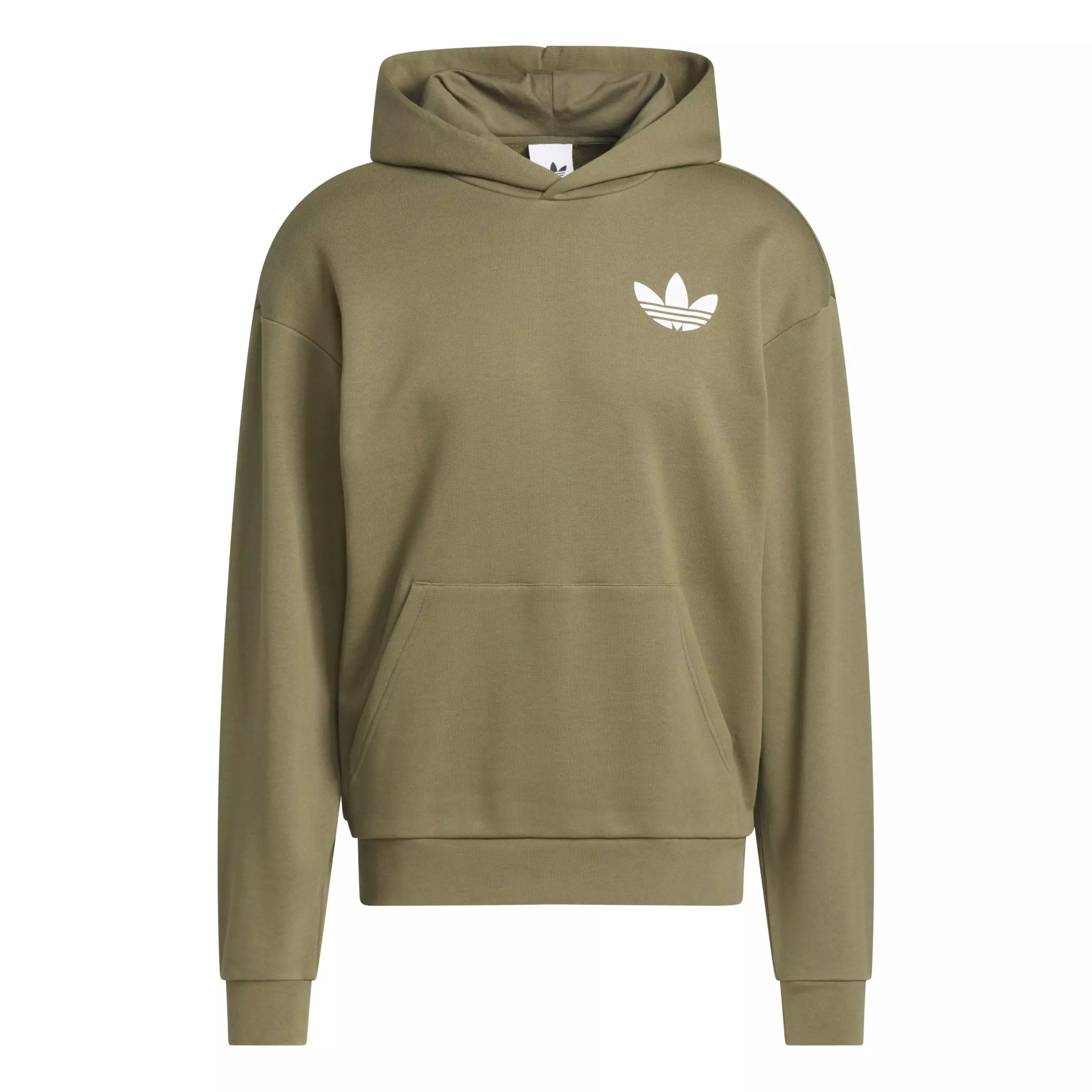 adidas Men's World Wide Hoops Hoodie - Olive - OLIVE