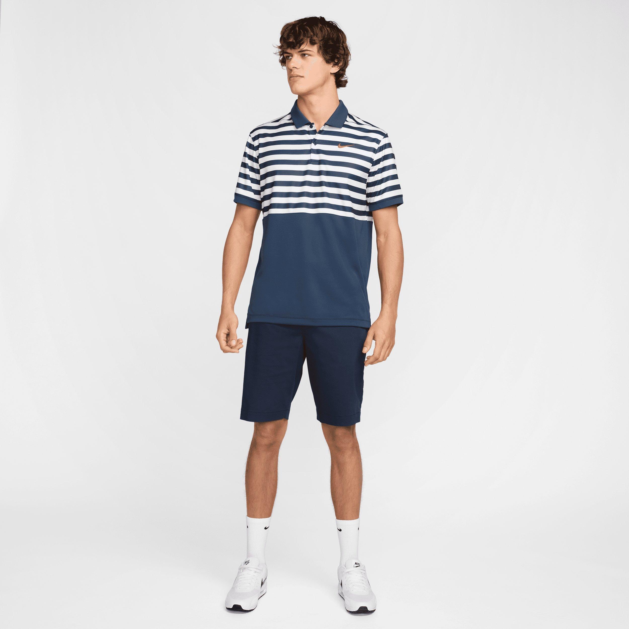 Nike Men's Victory+ Dri-FIT Golf Polo - Obsidian/White - OBSIDIAN/WHITE Thumbnail View 6