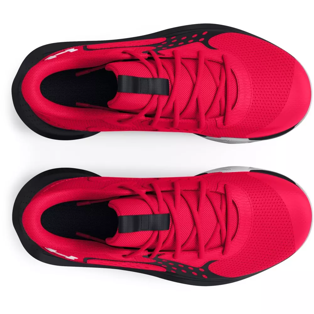 Under Armour Jet '23 "Red/Black/White" Grade School Boys' Basketball Shoe - RED/BLACK/WHITE