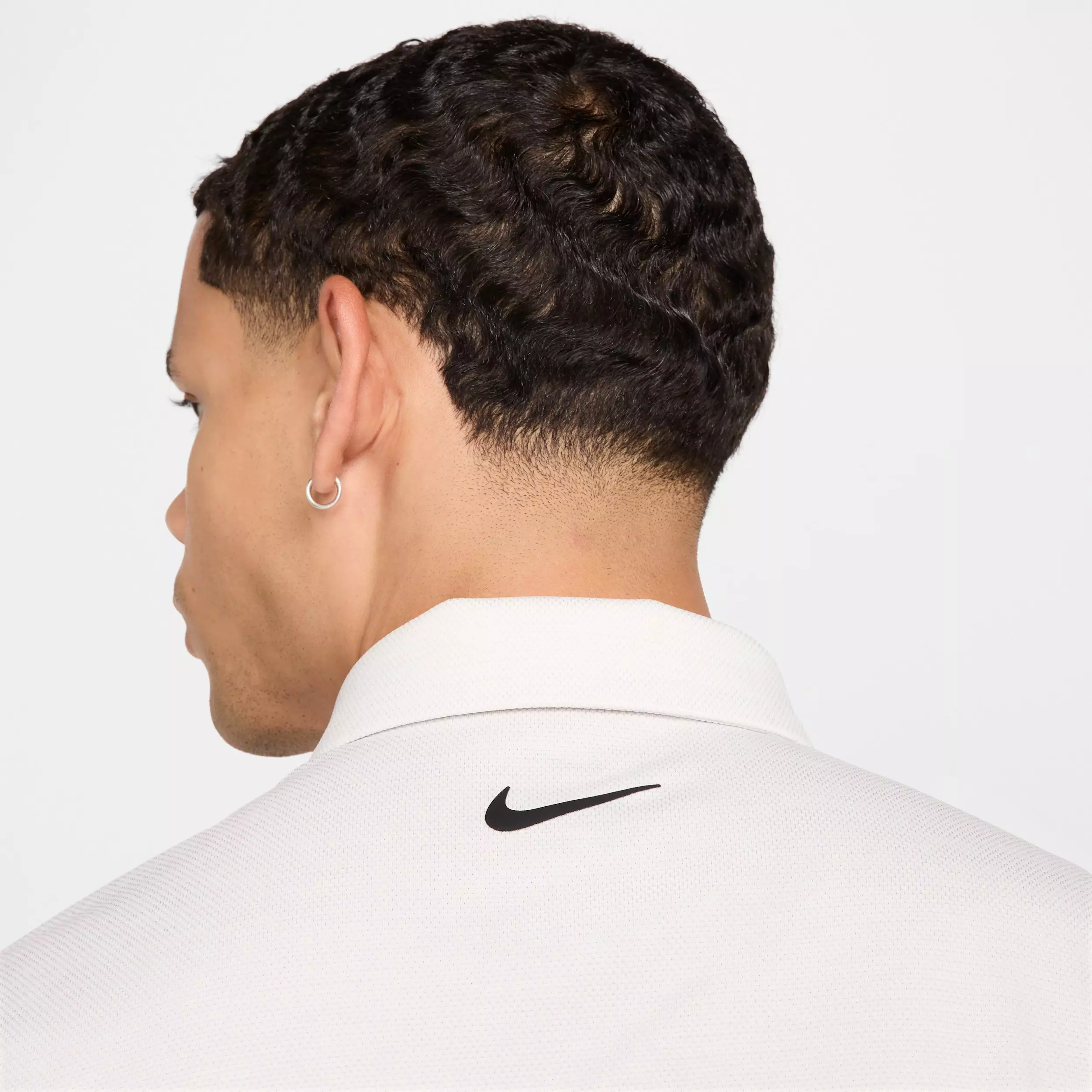 Nike Men's Tour Dri-FIT Jacquard Golf Polo - Ivory - IVORY