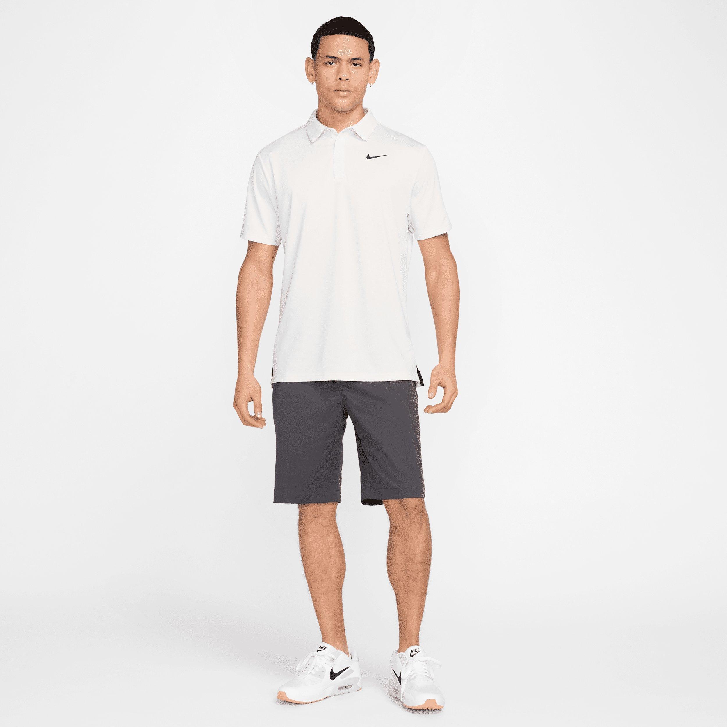 Nike Men's Tour Dri-FIT Jacquard Golf Polo - Ivory - IVORY Thumbnail View 6