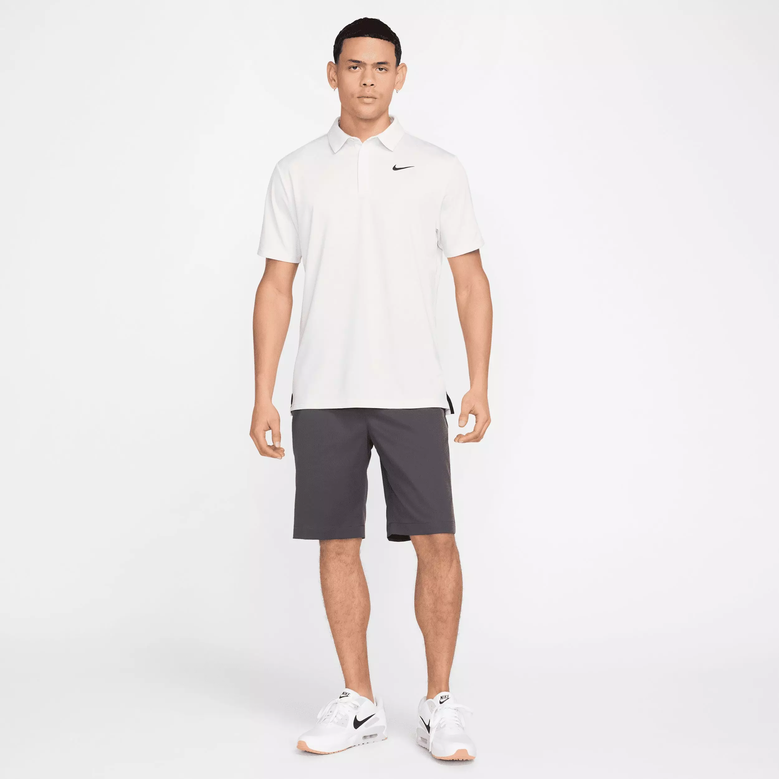 Nike Men's Tour Dri-FIT Jacquard Golf Polo - Ivory - IVORY