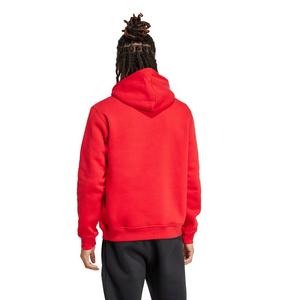 adidas Originals Men's Trefoil Essentials Hoodie - Red