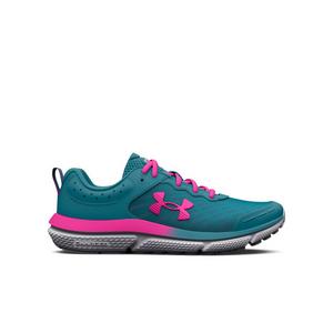 Under Armour Assert 10 "Glacier Blue/Halo Grey/Rebel Pink" Grade School Girls' Running Shoe