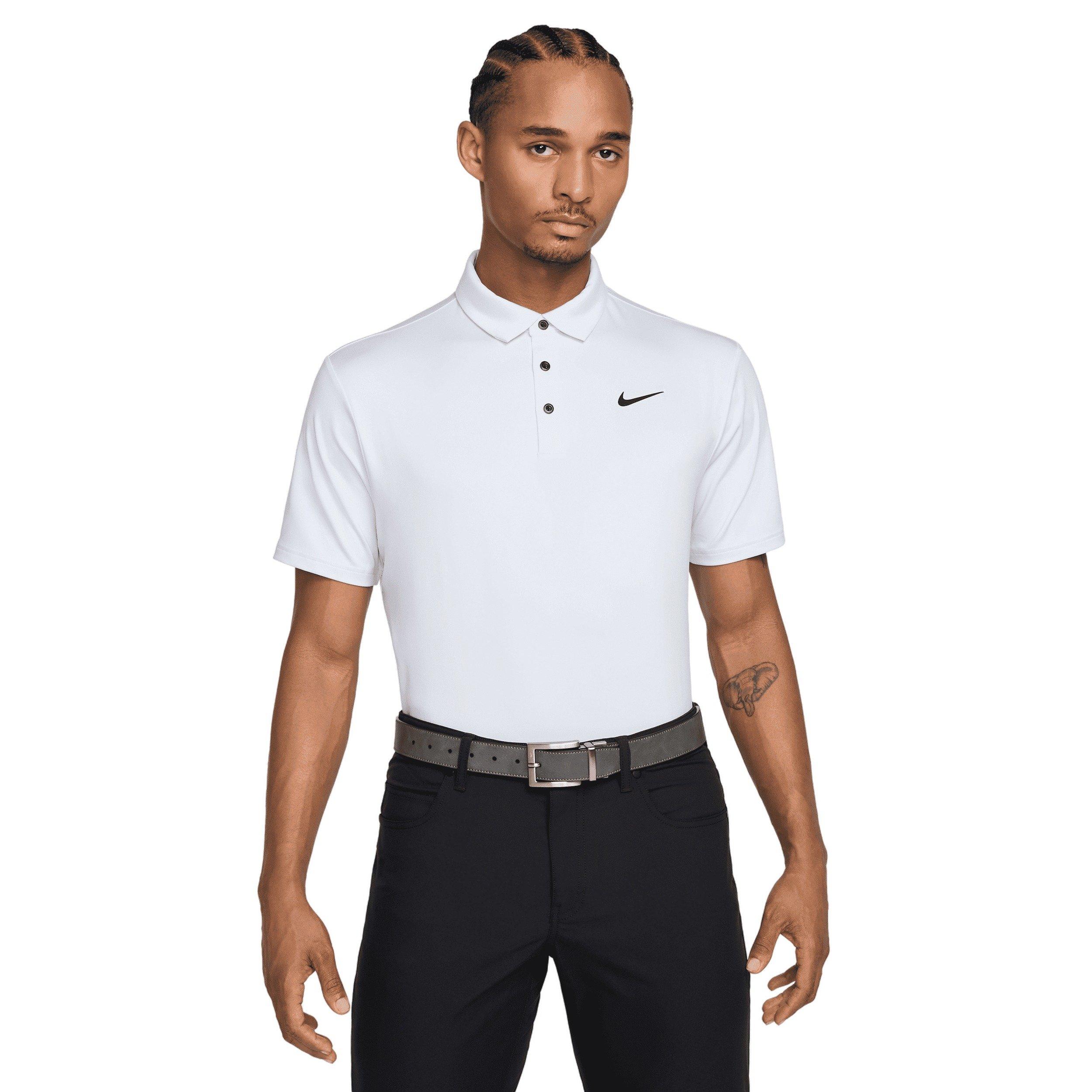 Nike Men's Tour Dri-FIT Solid Golf Polo - Grey - GREY Thumbnail View 1