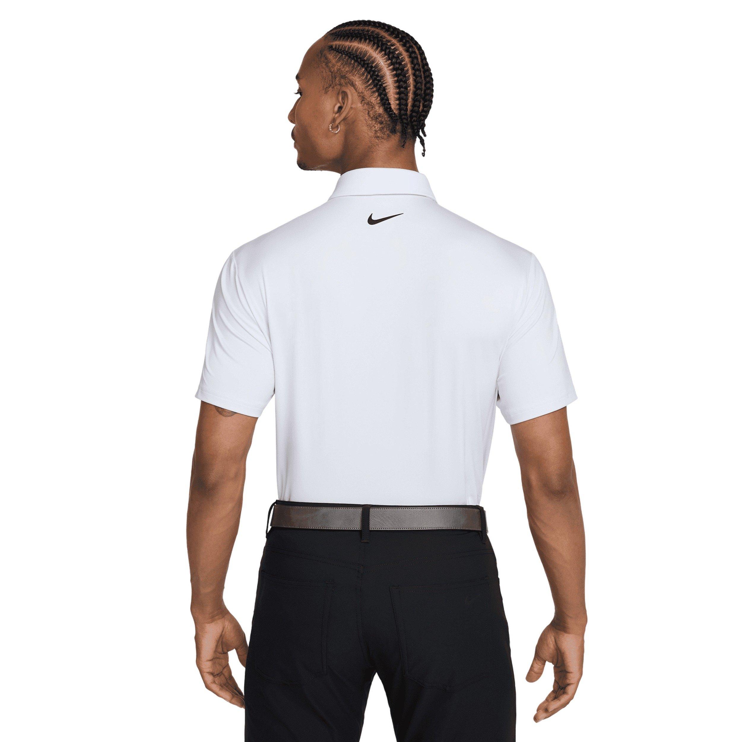 Nike Men's Tour Dri-FIT Solid Golf Polo - Grey - GREY Thumbnail View 2