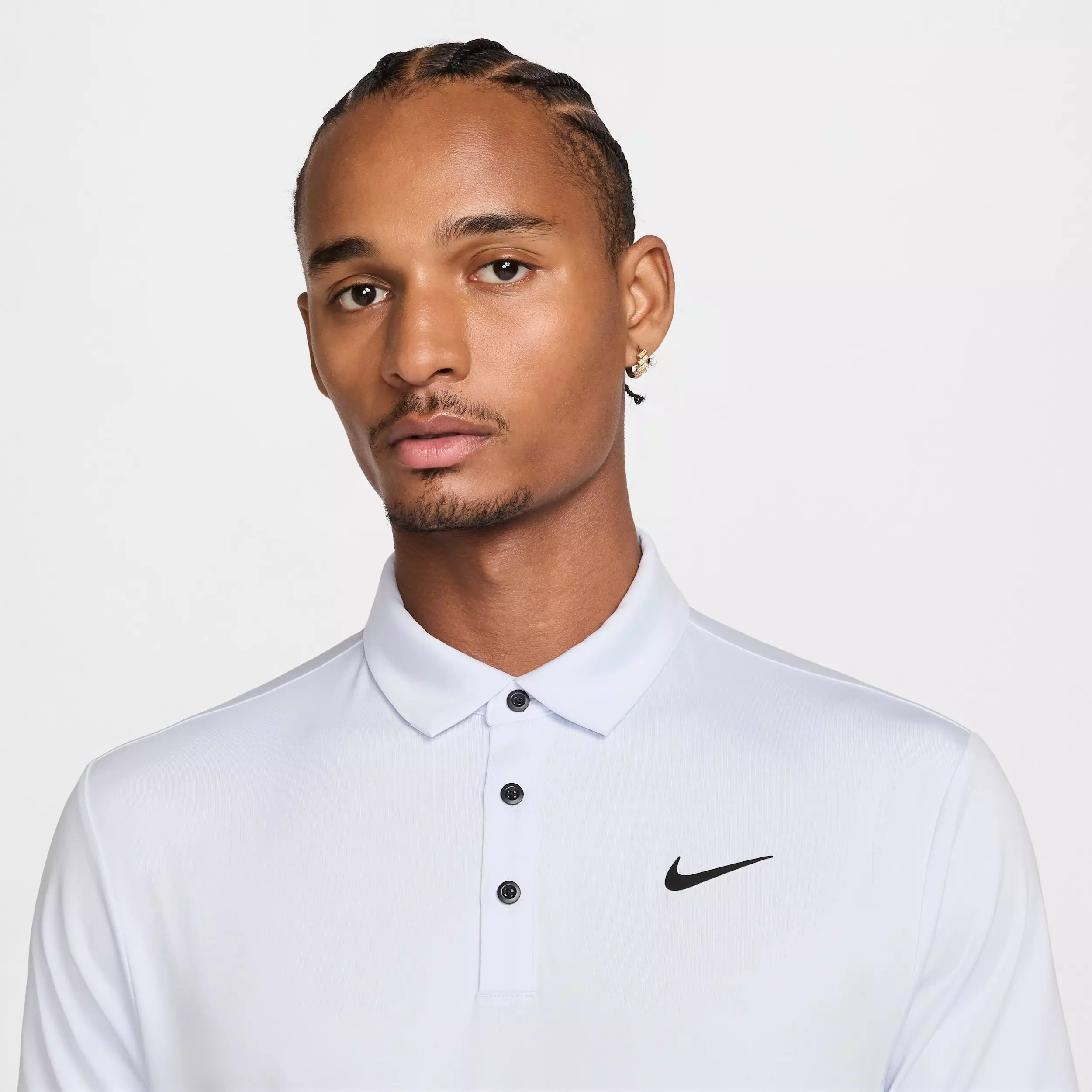 Nike Men's Tour Dri-FIT Solid Golf Polo - Grey - GREY