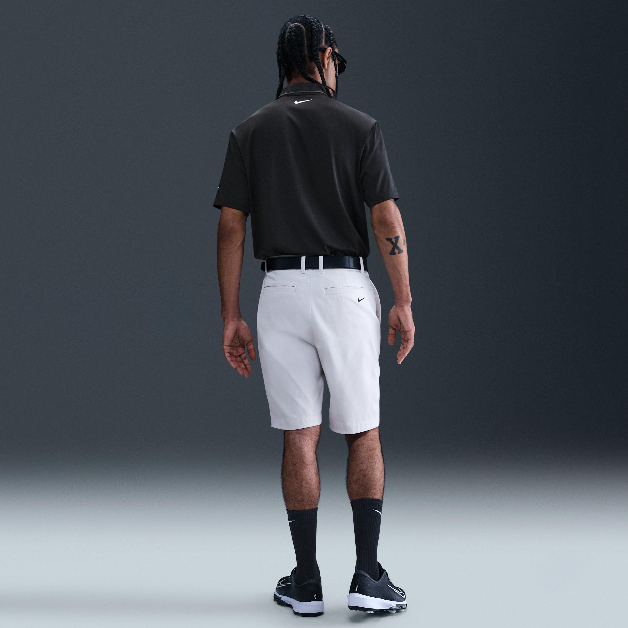 Nike Men's Tour Dri-FIT Golf Polo - BLACK/GREY Thumbnail View 5