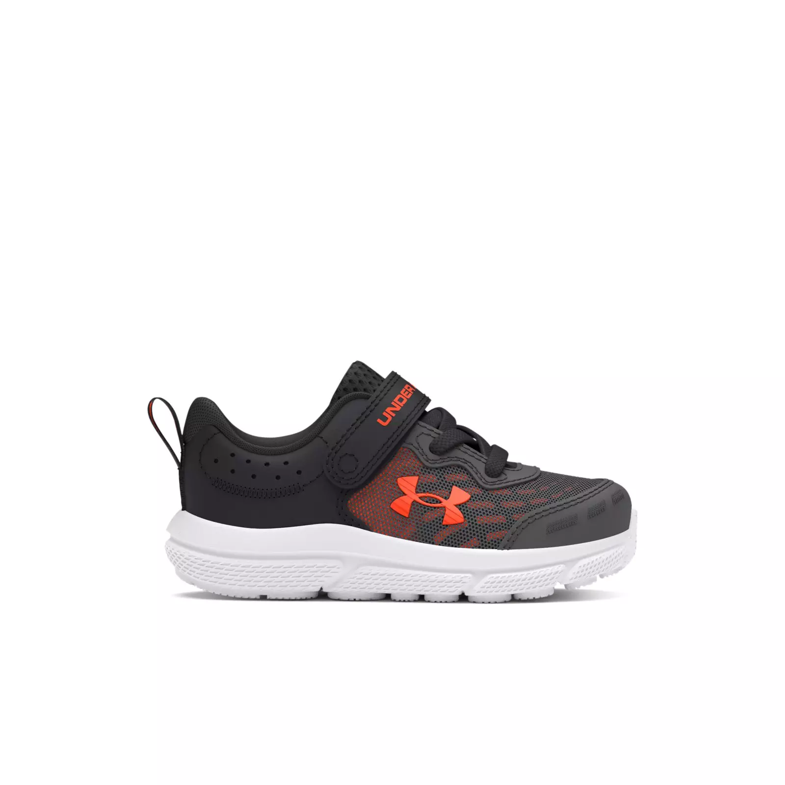 Under Armour Assert 10 AC "Castlerock/Anthracite/Phoenix Fire" Infant Boys' Running Shoe - GREY/RED