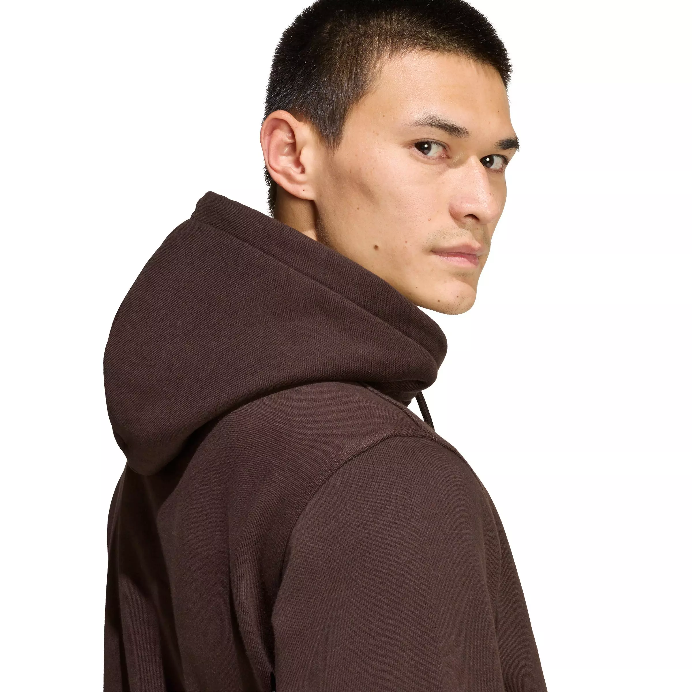 adidas Originals Men's Trefoil Essentials Hoodie - Brown - BROWN
