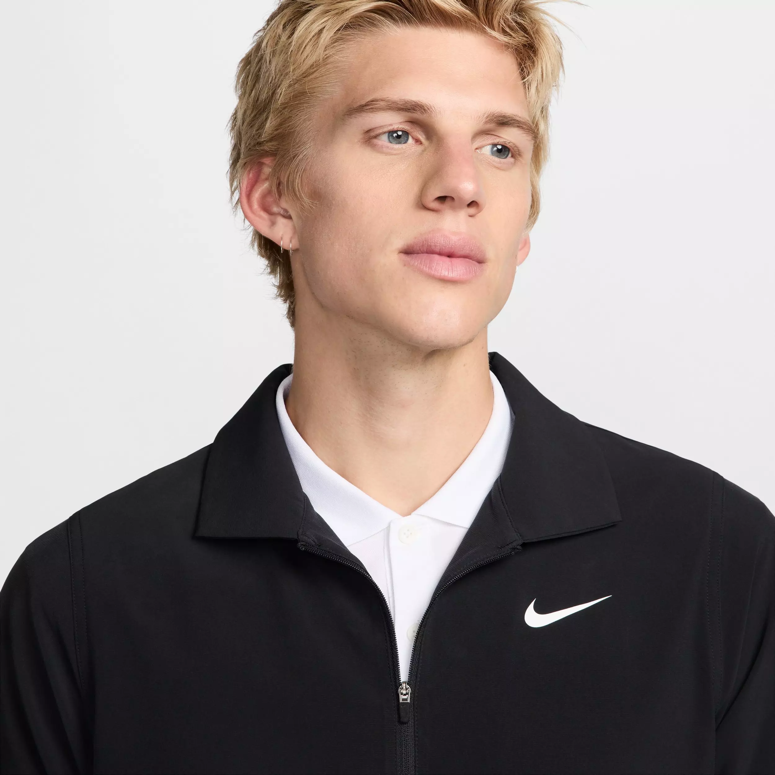 Nike Men's Tour Repel Full-Zip Golf Jacket - BLACK