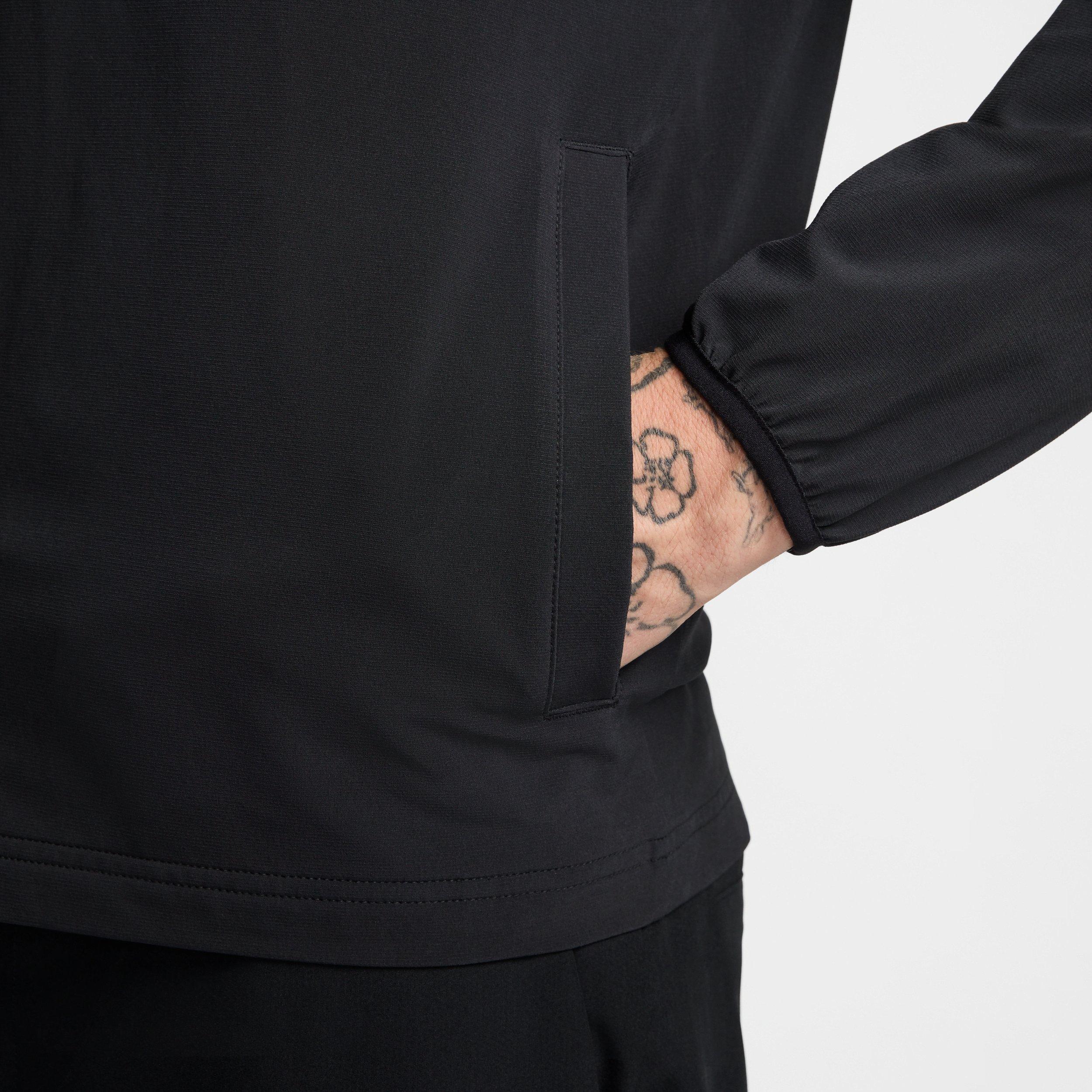 Nike Men's Tour Repel Full-Zip Golf Jacket - BLACK Thumbnail View 5