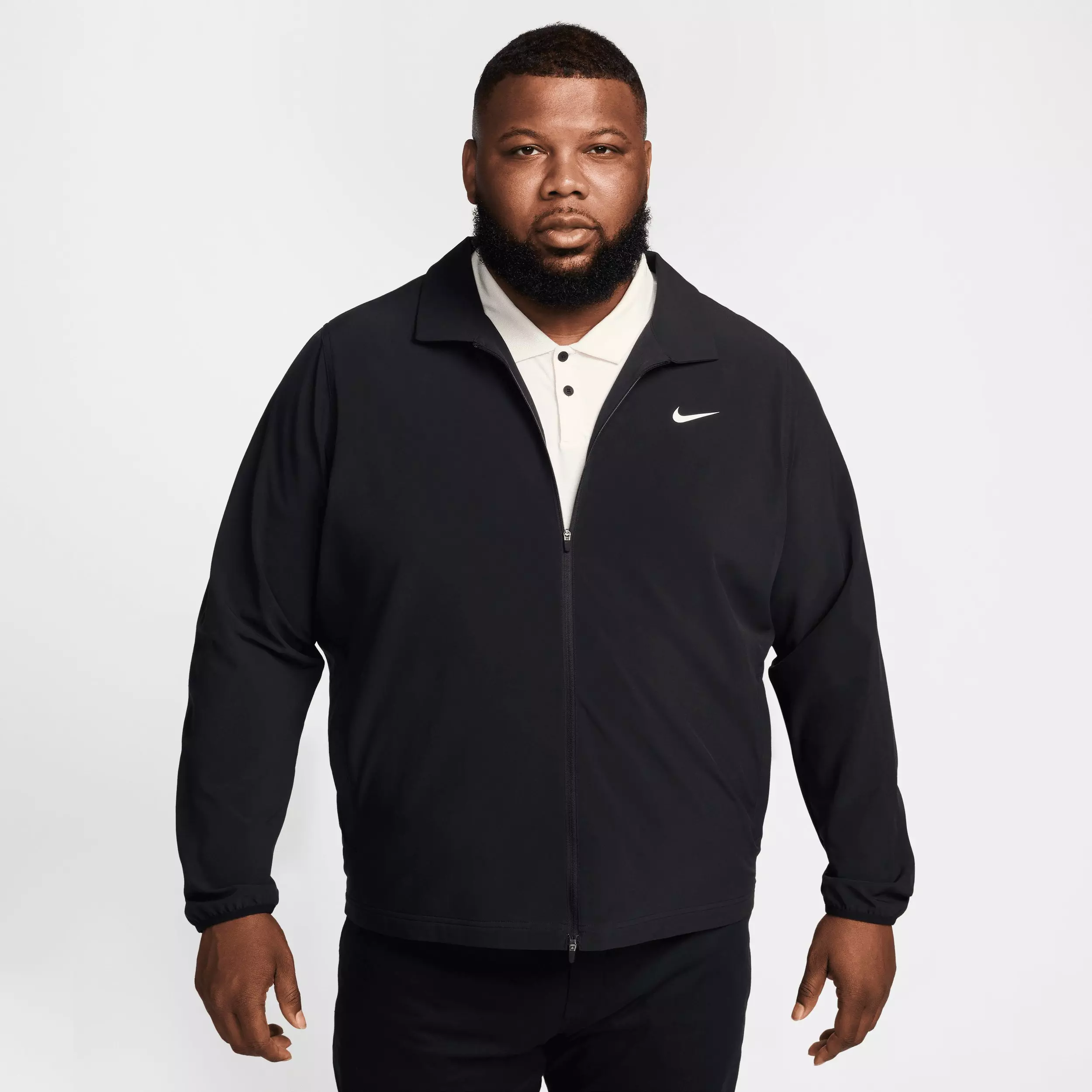 Nike Men's Tour Repel Full-Zip Golf Jacket - BLACK