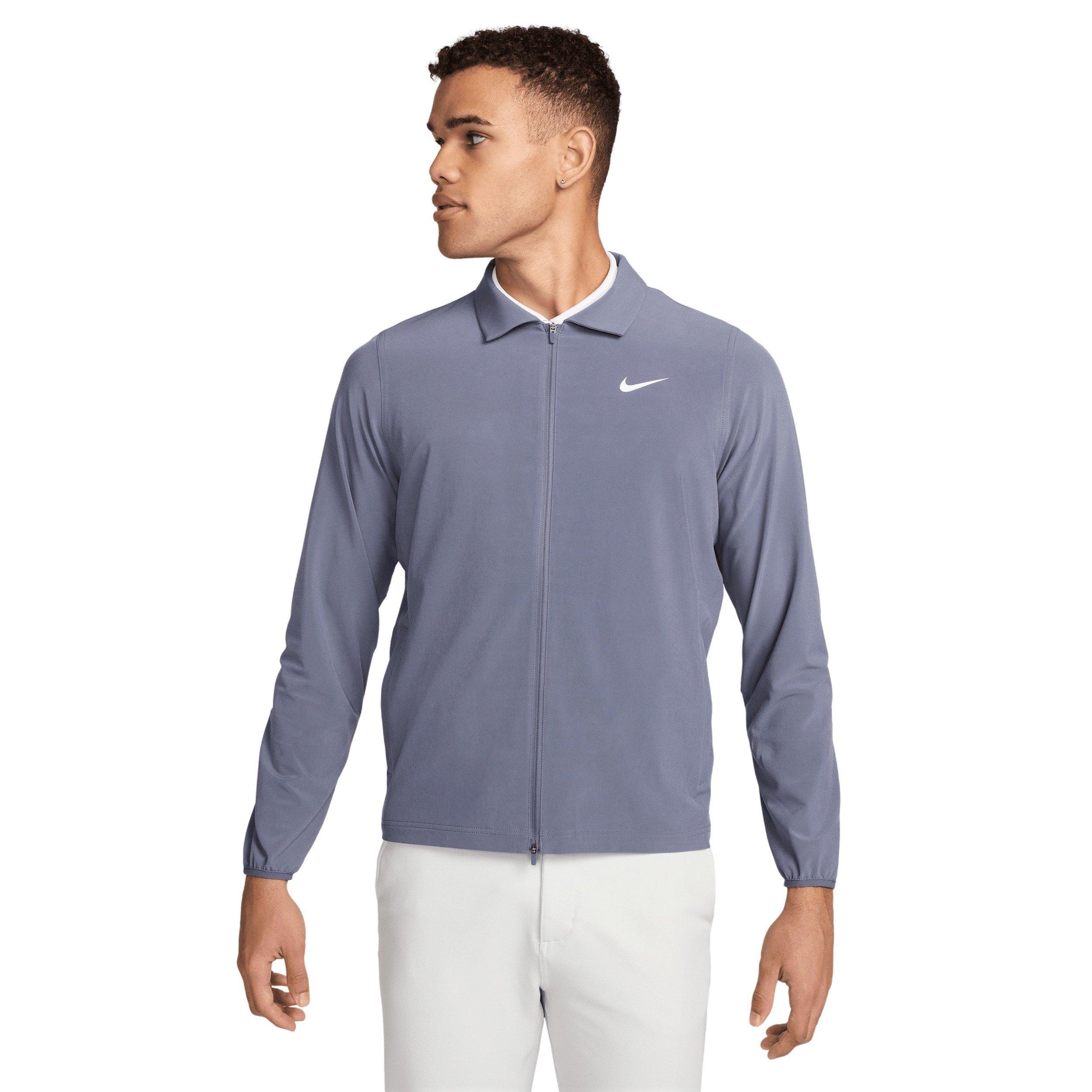 Nike Men's Tour Repel Full-Zip Golf Jacket - LT GREY Thumbnail View 1