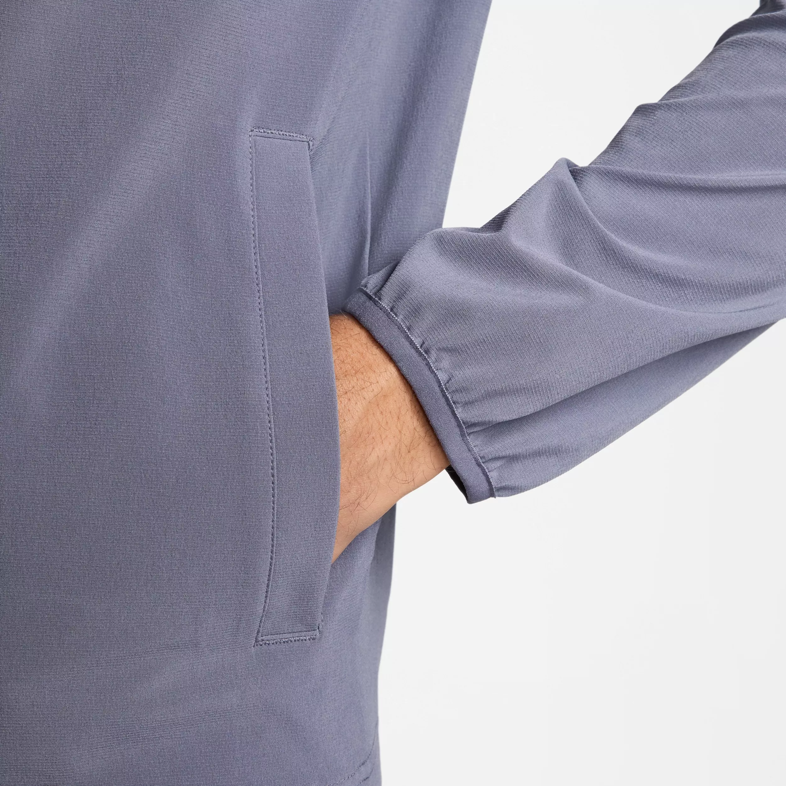 Nike Men's Tour Repel Full-Zip Golf Jacket - LT GREY