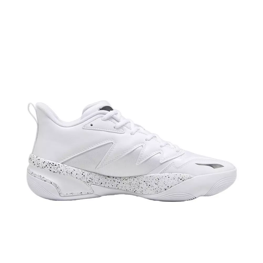 PUMA Genetics Speckle "PUMA White" Men's Basketball Shoe - WHITE
