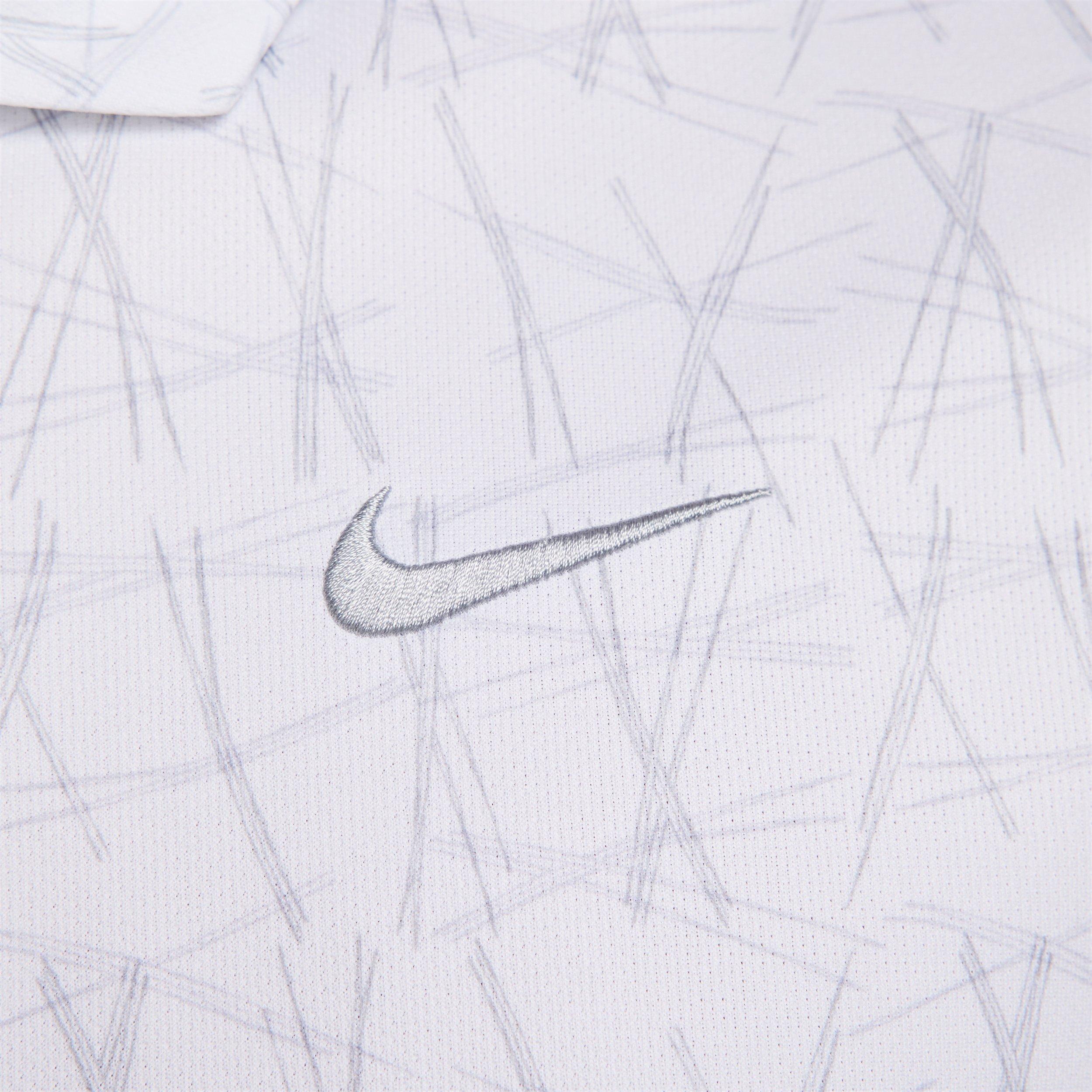 Nike Men's Victory+ Golf Polo - White/Grey - WHITE/GREY Thumbnail View 4