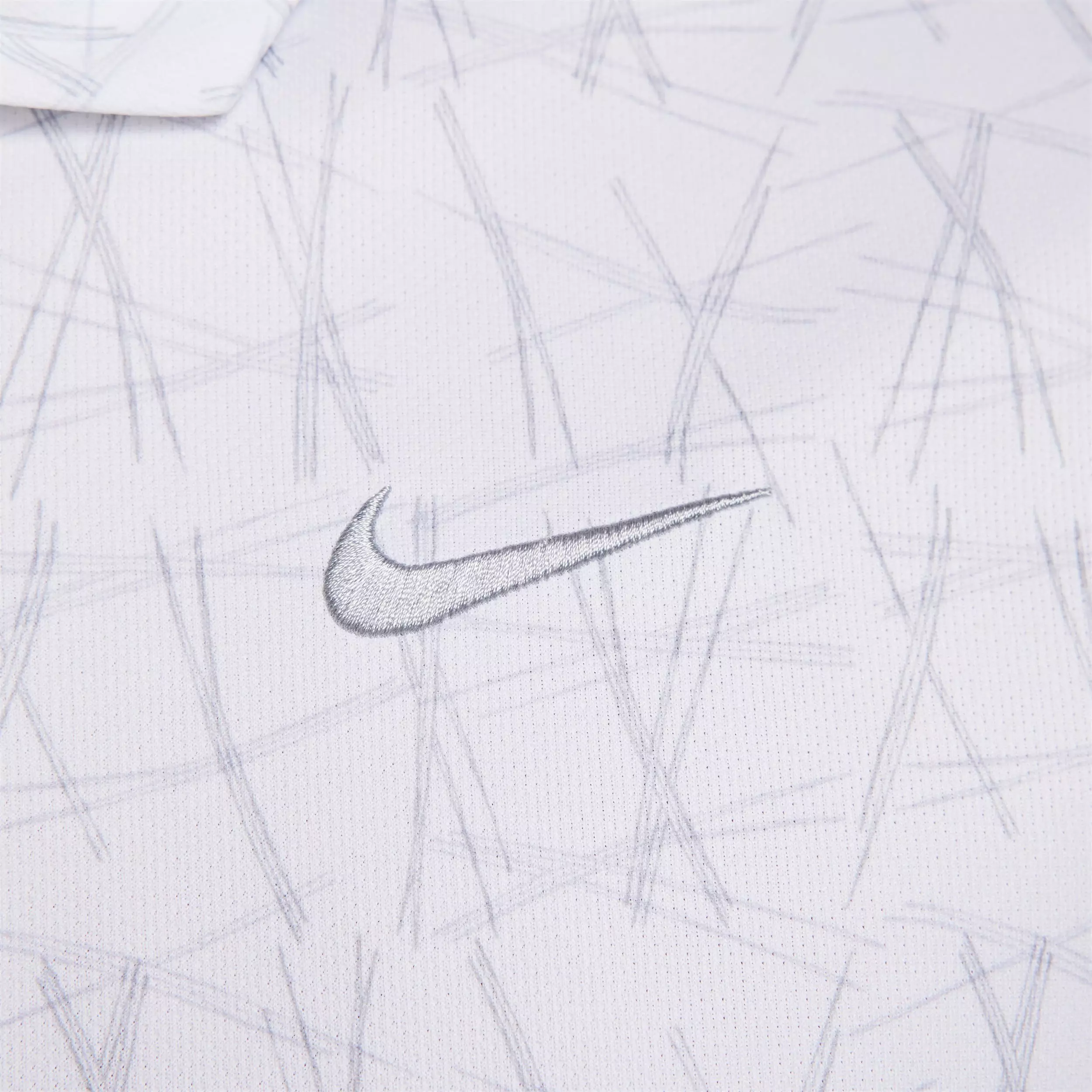 Nike Men's Victory+ Golf Polo - White/Grey - WHITE/GREY