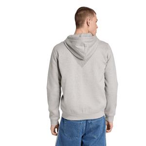 adidas Originals Men's Trefoil Essentials Full-Zip Hooded Jacket - Grey/White