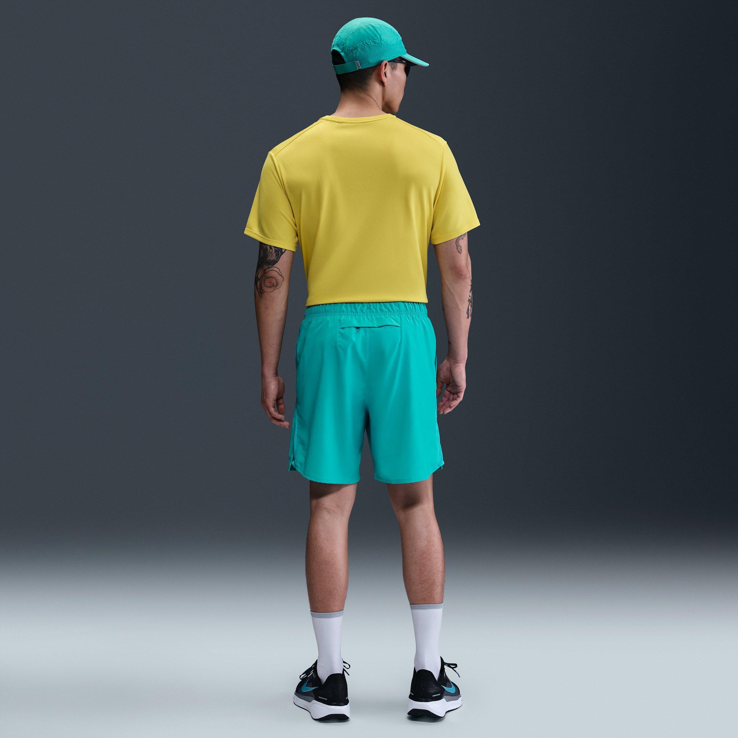 Nike Men's Challenger Dri-FIT 7" Brief-Lined Running Shorts - Blue - BLUE Thumbnail View 4