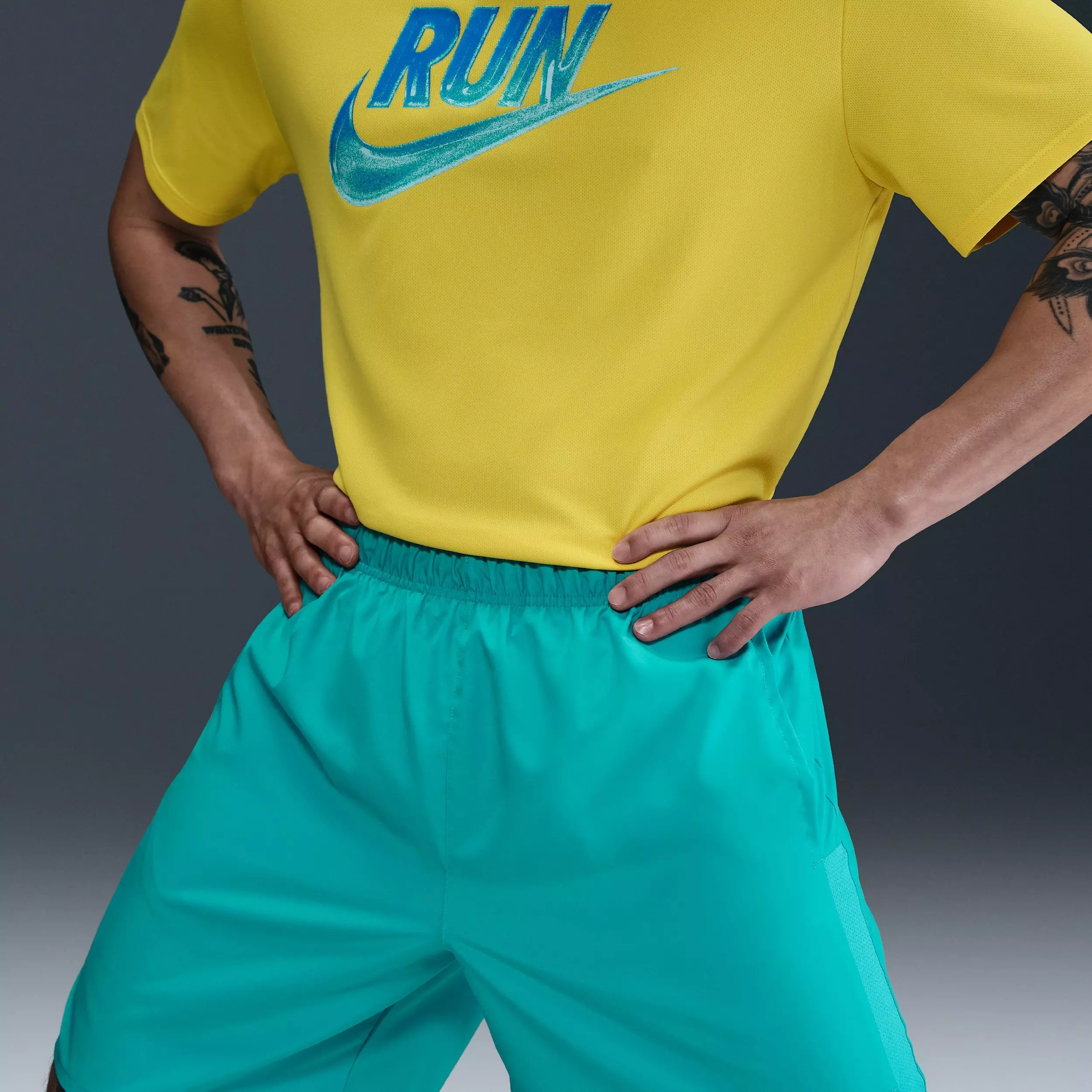 Nike Men's Challenger Dri-FIT 7" Brief-Lined Running Shorts - Dusty Cactus - DUSTY CACTUS