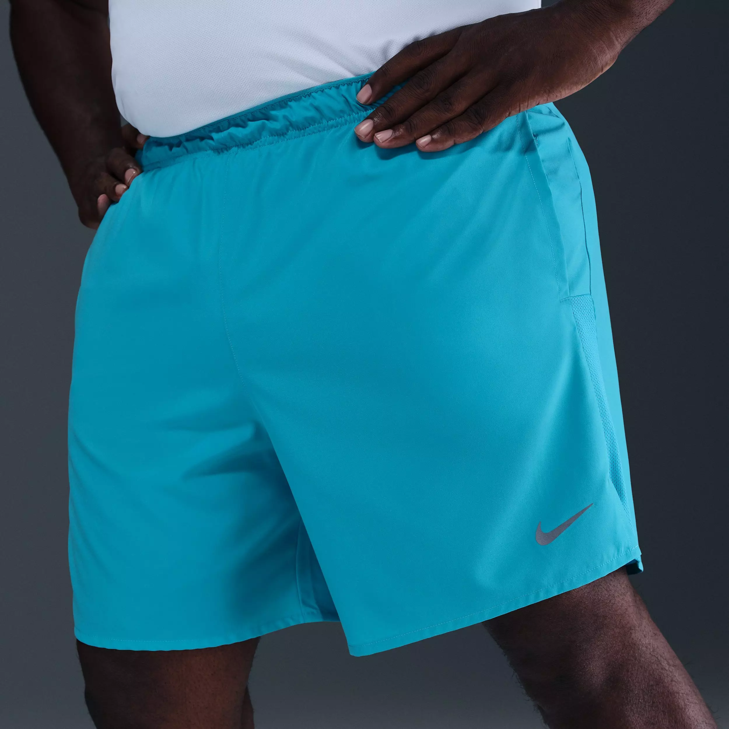 Nike Men's Challenger Dri-FIT 7" Brief-Lined Running Shorts - Dusty Cactus - DUSTY CACTUS