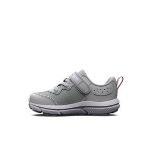 Under Armour Assert 10 AC "Halo Grey/Pink Sugar/Iridescent" Infant Girls' Running Shoe