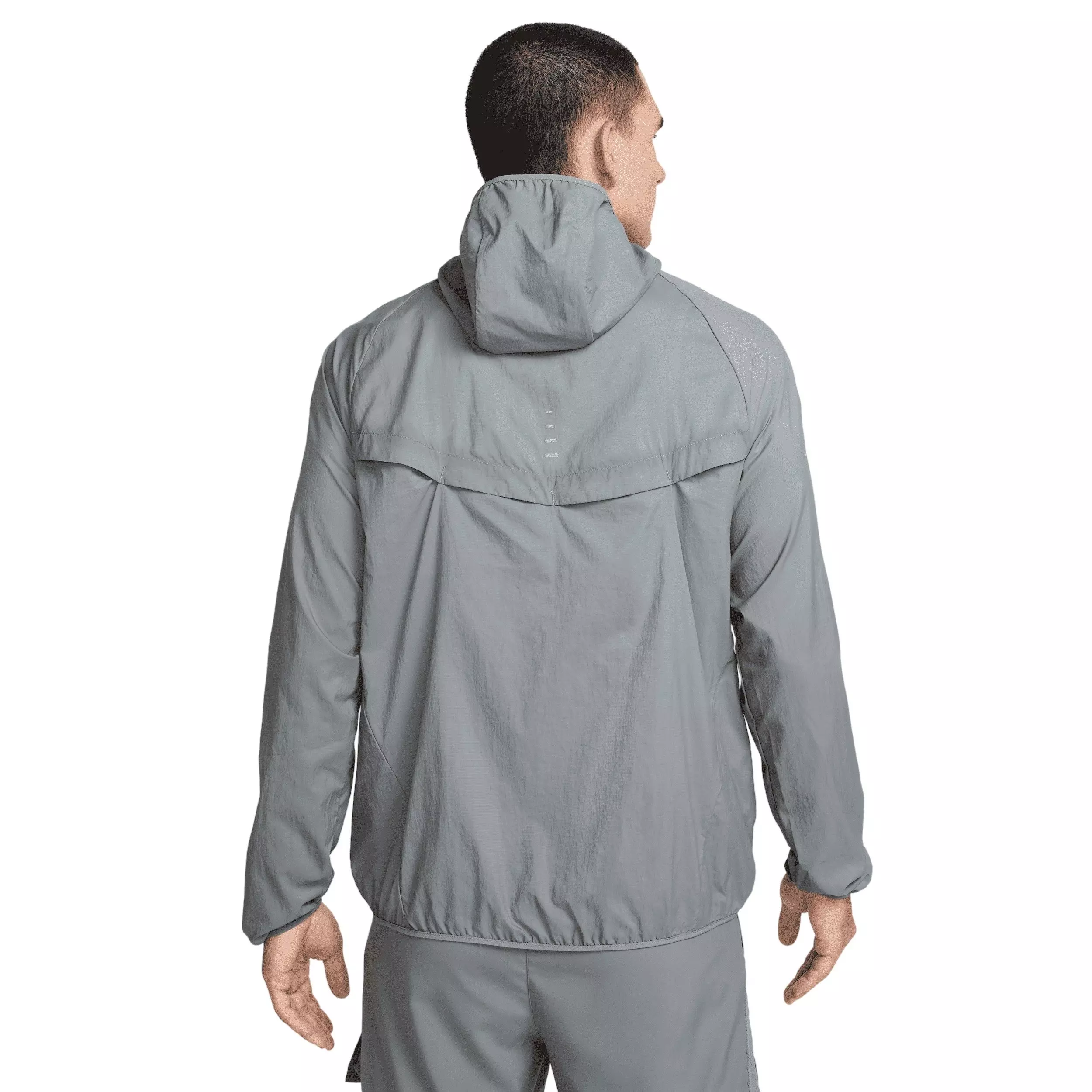 Nike Men's Stride Repel UV Running Jacket - Grey - GREY