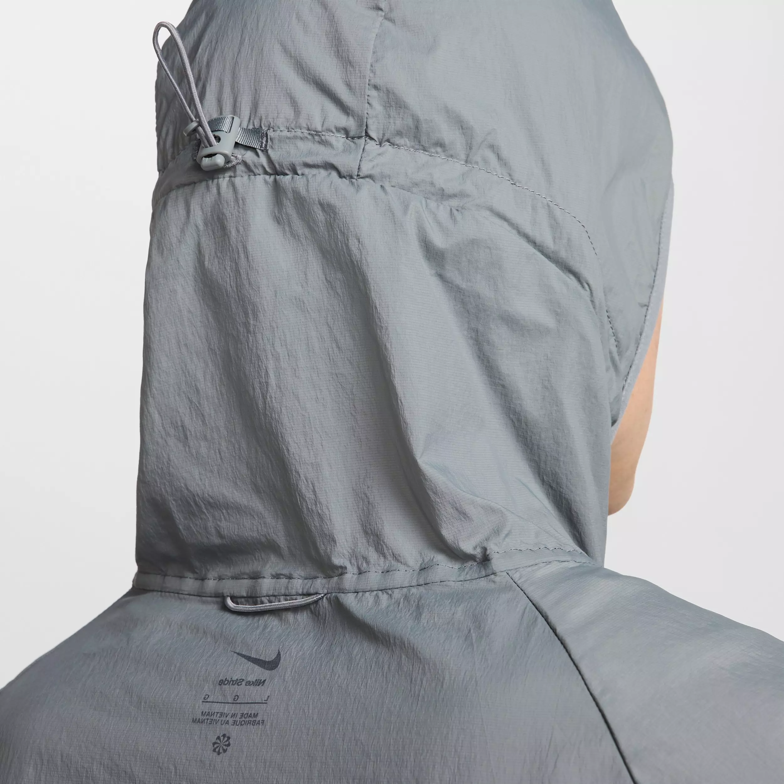 Nike Men's Stride Repel UV Running Jacket - Grey - GREY