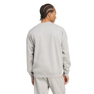 adidas Originals Men's Trefoil Essentials Crewneck Sweatshirt - Grey/White