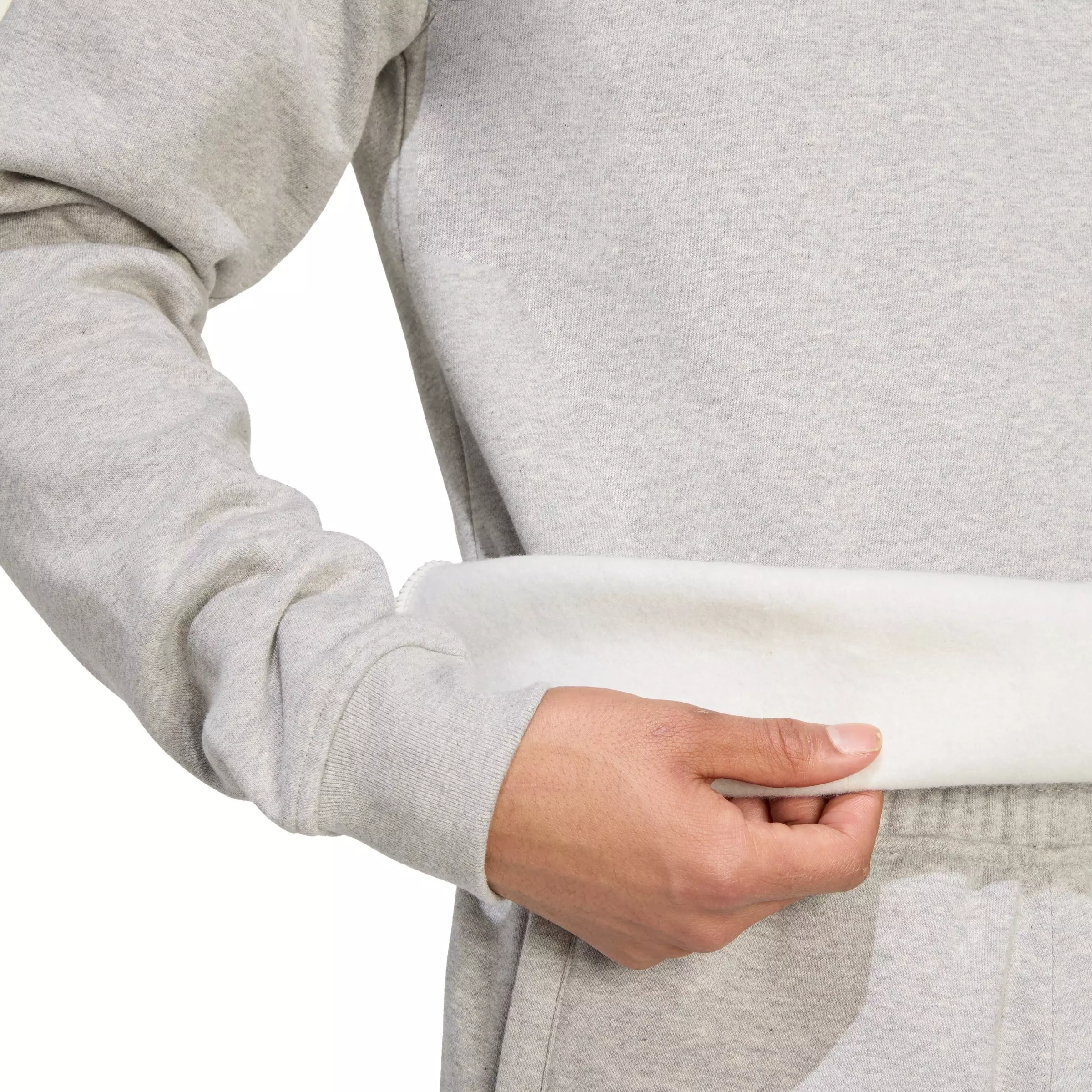 adidas Originals Men's Trefoil Essentials Crewneck Sweatshirt - Grey/White - GREY/WHITE