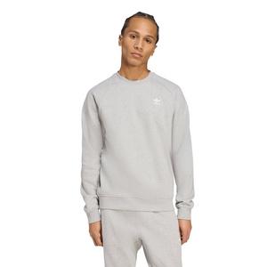 adidas Originals Men's Trefoil Essentials Crewneck Sweatshirt - Grey/White