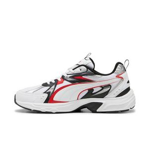 PUMA Milenio Tech "PUMA White/PUMA Black/For All Time Red" Men's Shoe