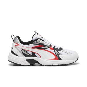 PUMA Milenio Tech "PUMA White/PUMA Black/For All Time Red" Men's Shoe