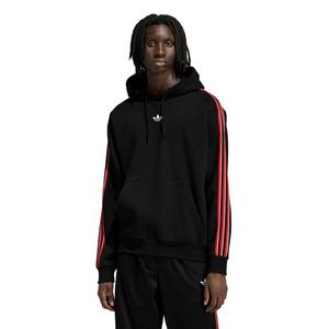 adidas Originals Men's Tipped Striped Hoodie - Black
