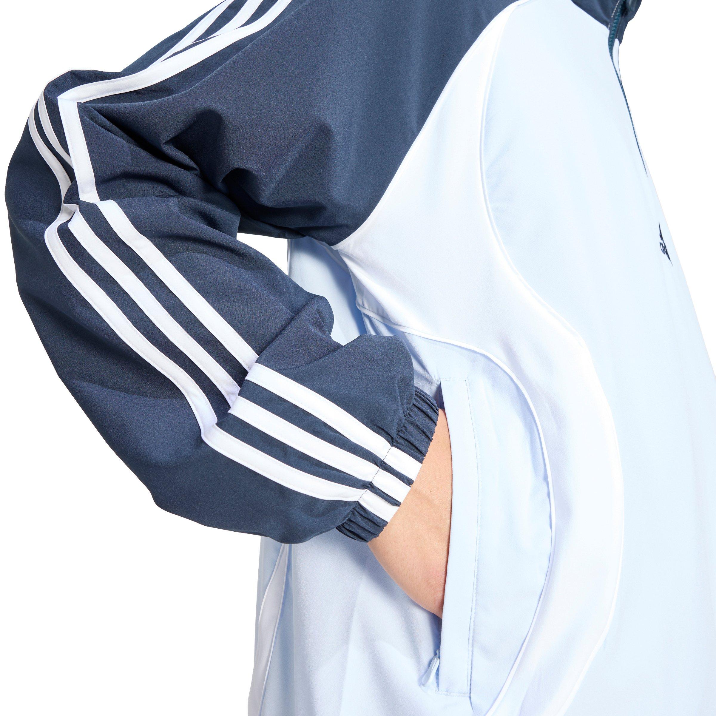 adidas Originals Men's Teamgeist Half Zip Sweatshirt - Light Blue - LT BLUE Thumbnail View 3