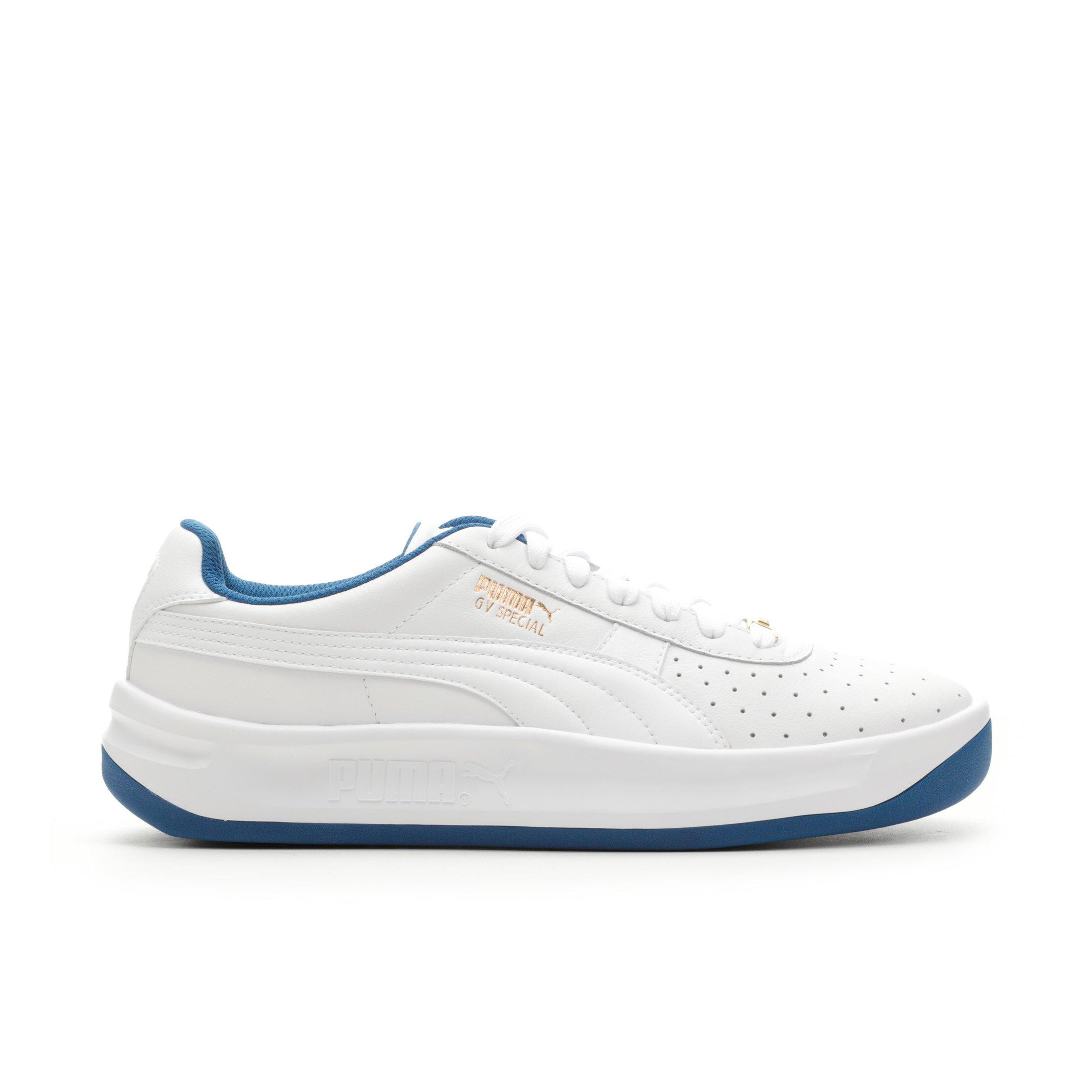 PUMA GV Special "PUMA White/Clyde Royal/PUMA Gold" Men's Shoe - WHITE/BLUE/GOLD Thumbnail View 1