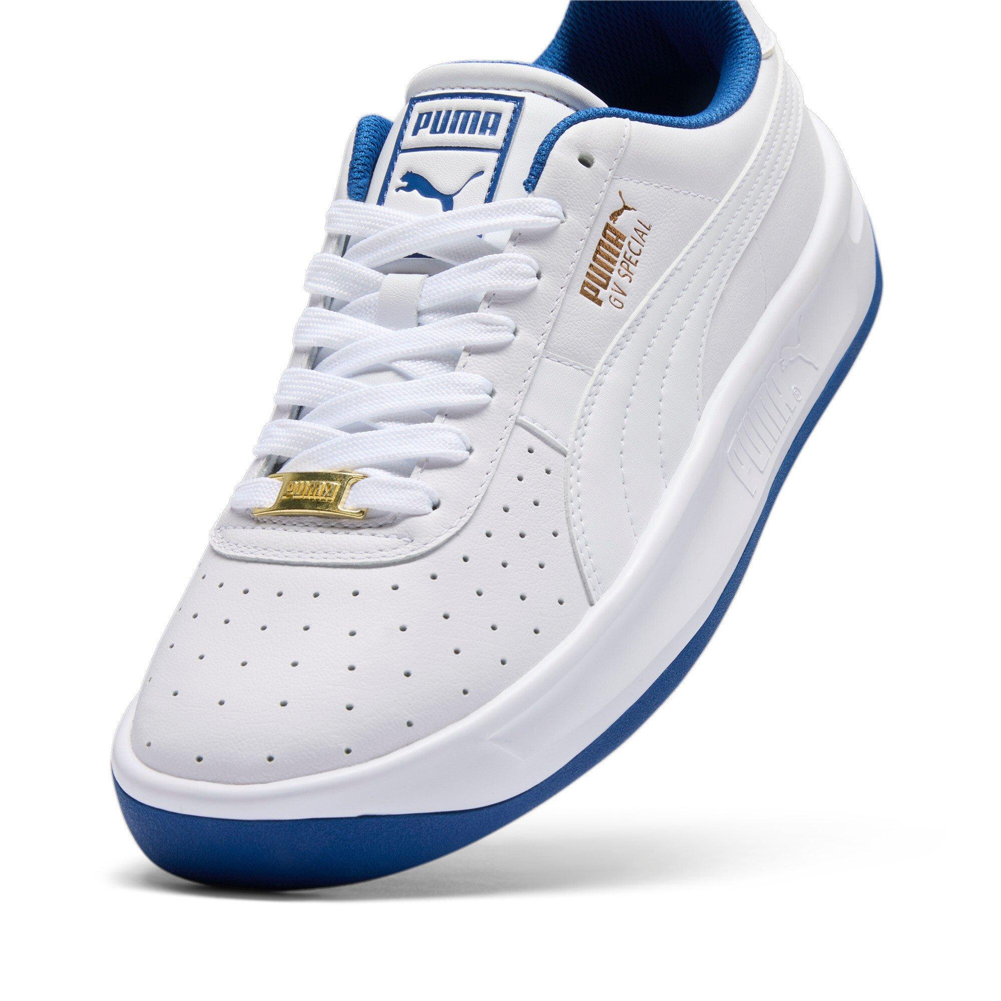 PUMA GV Special "PUMA White/Clyde Royal/PUMA Gold" Men's Shoe - WHITE/BLUE/GOLD Thumbnail View 4