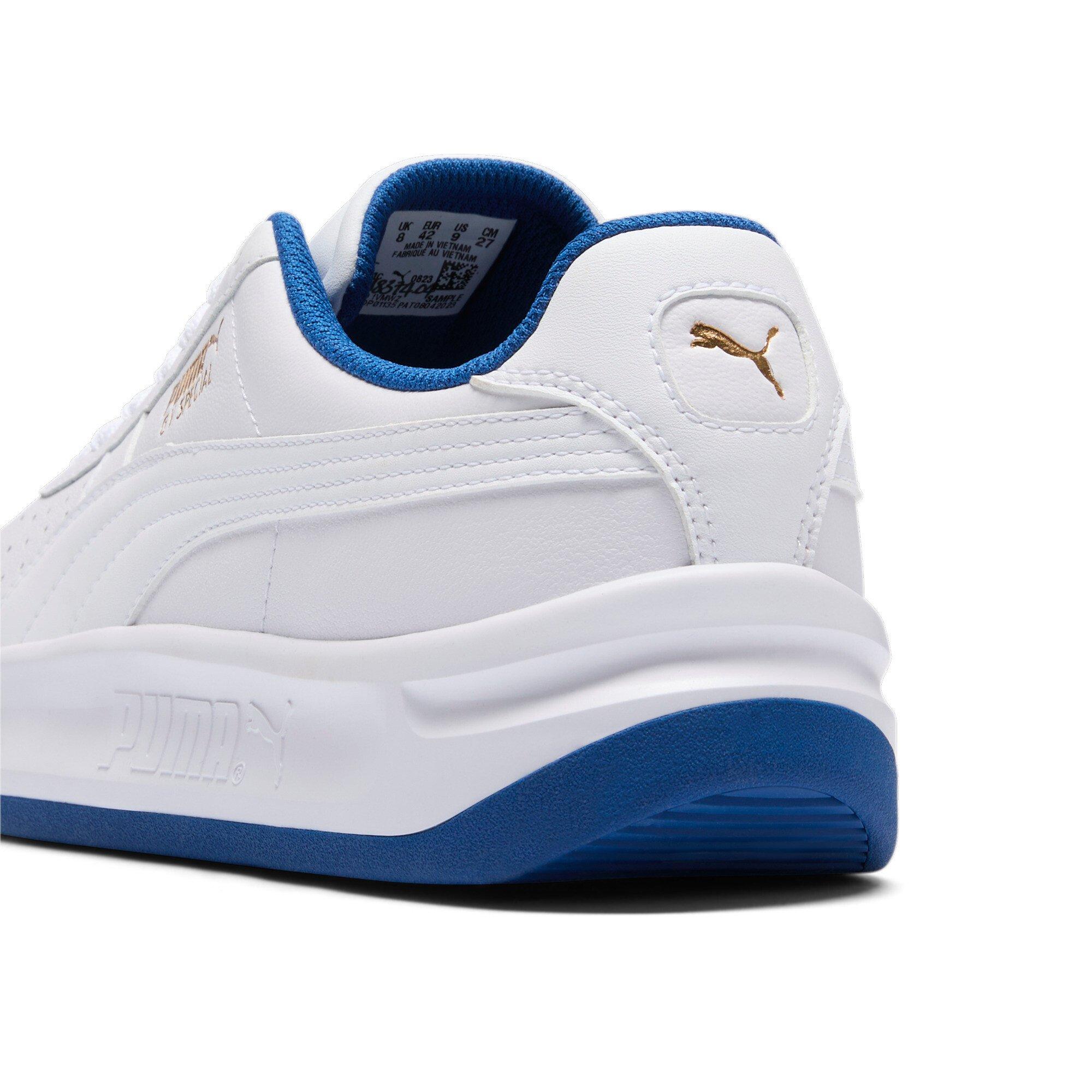PUMA GV Special "PUMA White/Clyde Royal/PUMA Gold" Men's Shoe - WHITE/BLUE/GOLD Thumbnail View 5