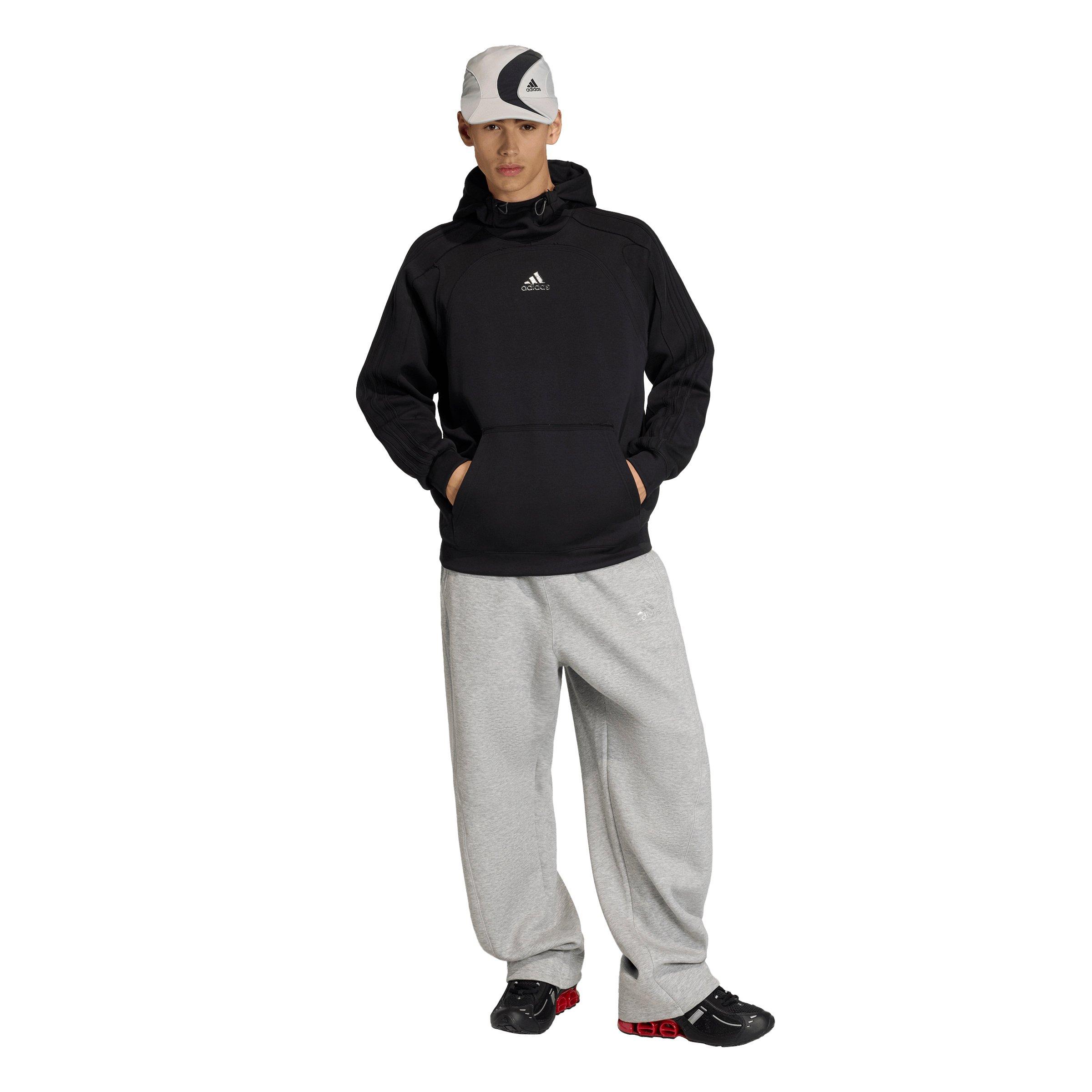 adidas Originals Men's Spacer Cutline Hoodie - Black - BLACK Thumbnail View 5