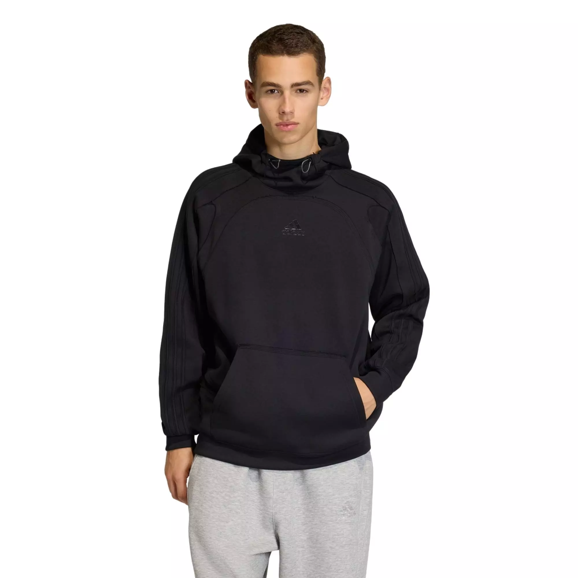 adidas Originals Men's Spacer Cutline Hoodie - Black - BLACK