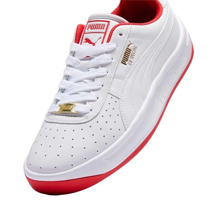 PUMA GV Special "PUMA White/Pop Red/PUMA Gold" Men's Shoe - WHITE/RED/GOLD Thumbnail View 5