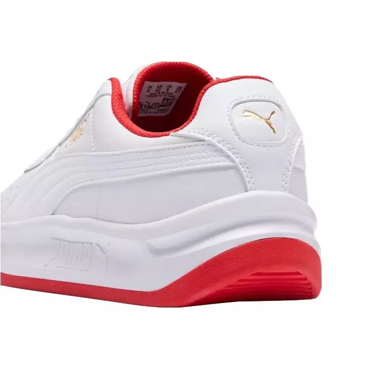 PUMA GV Special "PUMA White/Pop Red/PUMA Gold" Men's Shoe - WHITE/RED/GOLD