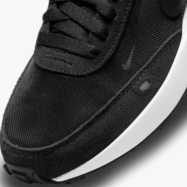 Nike Waffle One "Black/Black/White/Orange" Grade School Boys' Shoe - BLACK/WHITE