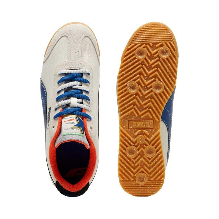 PUMA Roma Podium "Clyde Royal/Creamy Vanilla/Redmazing" Men's Shoe - BLUE/WHITE/RED Thumbnail View 4