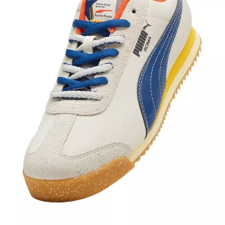 PUMA Roma Podium "Clyde Royal/Creamy Vanilla/Redmazing" Men's Shoe - BLUE/WHITE/RED
