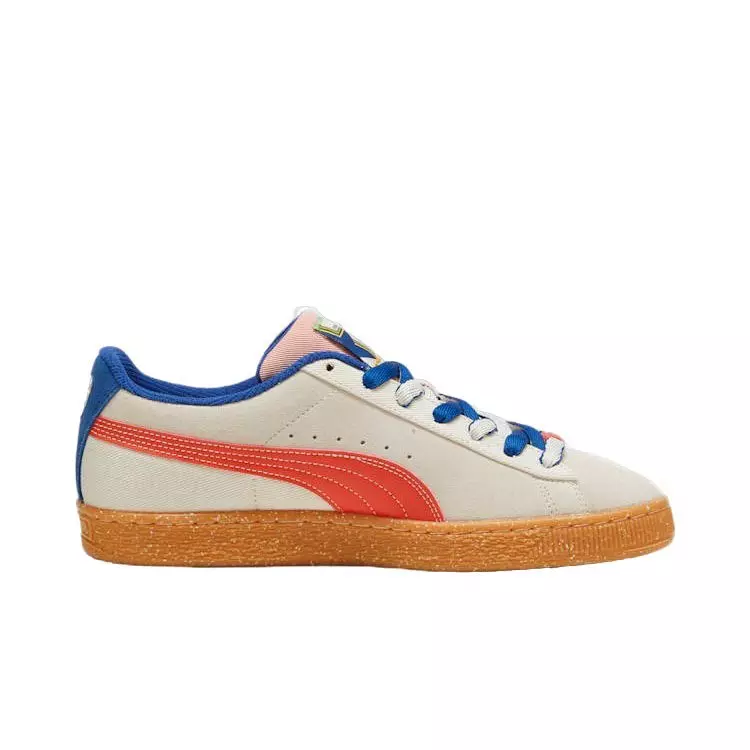 PUMA Suede Podium "Alpine Snow/Gum" Men's Shoe - WHITE/BROWN